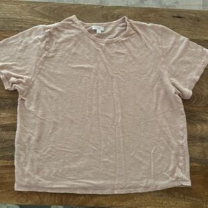 Lunya Soft Pink Sleepwear Top